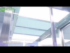 Sala limpia modular de clase 0,35 ~ 0,65 m/s Panel de sándwich con ducha de aire