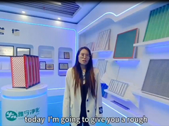 YANING Capuchón de flujo de aire laminar Casas de terminales Sala limpia Mejor filtración Fibra de vidrio 99.995% 0.3micro