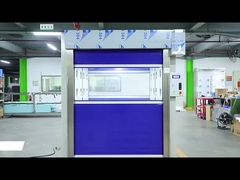 Puerta de rodadura rápida de bloqueo