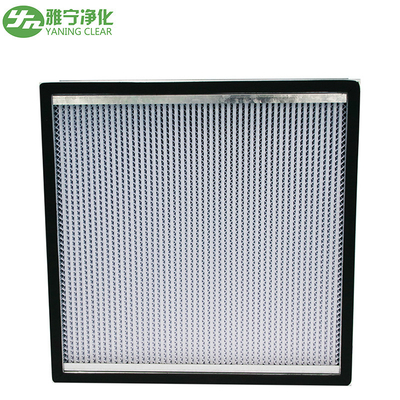 Cuadro de aluminio H13 H14 U15 U16 U17 Filtro Hepa de pliegue profundo