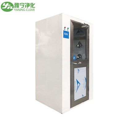 Acero inoxidable 304 ducha de aire de cuarto limpio esclusa de aire electrónica H13 filtro HEPA