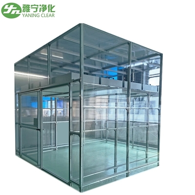 Hoja de acrílico del sitio limpio del semiconductor de la pared dura de Yaning/cuarto limpio modular de cristal templado
