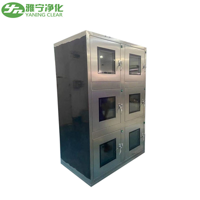 Ventana de transferencia 220v50hz Sala limpia Pasa a través de la caja de acero inoxidable