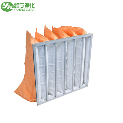 F5 - F9 califican la eficacia media multi del filtro de aire del bolsillo para el sistema primario de la HVAC de la filtración