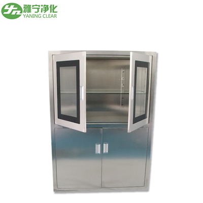 Gabinete médico de acero inoxidable durable, armario de acero inoxidable del almacenamiento del hospital