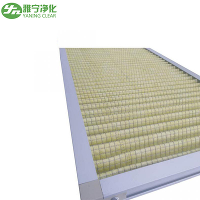 Filtro de aire lavable de metal Filtro de aire de malla de aluminio corrugado