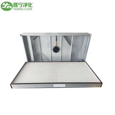 Unidad de filtrado de la fan de Hepa del sitio limpio, placa de aluminio filtrada bobina del cinc del extractor