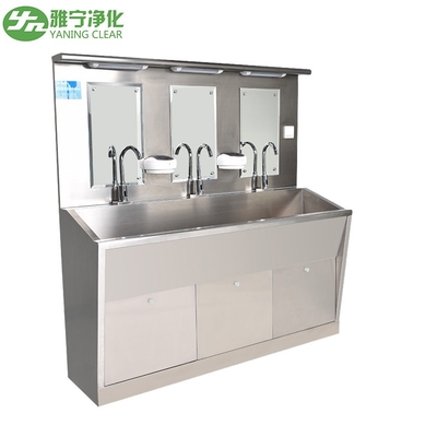 Mesa de operaciones de laboratorio, muestreo, acero inoxidable, lavamanos, grifo extensible, grifo de agua caliente instantánea, mezcla de agua, lavabo