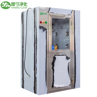Puertas que entrelazan electromágneticas automáticas del sitio limpio de la ducha de aire para la entrada del recinto limpio
