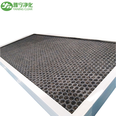 Filtro plisado del panel, filtro de aire del sitio limpio dos en un gránulo activo/H13/14 del carbono