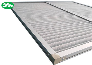El alambre de aluminio Mesh Industrial Air Filters, el panel del polvo plisó la HVAC del medios filtro