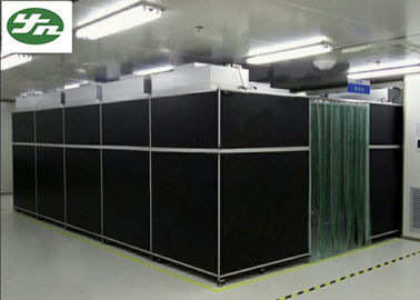 Recinto limpio vertical de la clase 100 del flujo, movimiento fácil transparente de los cuartos limpios de la pared del PVC