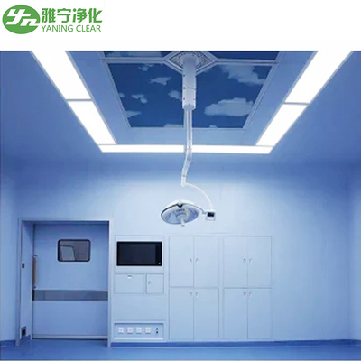 Pared de la sala de operaciones personalizable, compartimientos de la pared de la sala limpia modular para el hospital