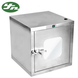 Caja de paso estática de acero inoxidable del recinto limpio con la estructura mecánica del dispositivo de seguridad