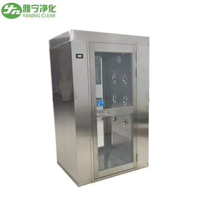 Ducha de aire de cuarto limpio de acero inoxidable de Yaning GMP con velocidad del aire de 22-27m/s y 380V/50Hz Parámetro de potencia del equipo