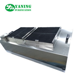 Recinto limpio de acero inoxidable Ffu, unidad de filtrado montada techo de Hepa con la fan doble