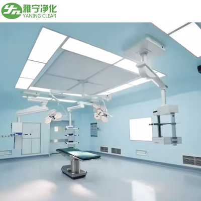 Techo de flujo laminar de placa de acero electrolítico para sala de operaciones YANING Certificado ISO