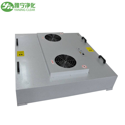Unidad de la fan de Gray Double Motor Ffu Filter, vida de servicio larga de las unidades de filtrado de la fan de sitio limpio