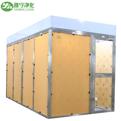 Cabina de sala limpia de acero inoxidable 304 con filtro H14 Hepa y estructura modular personalizable