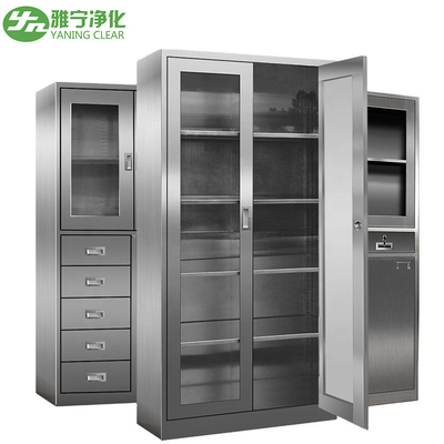 Armario del guardarropa del grueso del gabinete 0.8Kw 1.2m m de la ropa del flujo de aire laminar