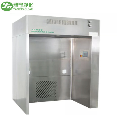 304 presión positiva de acero inoxidable Despensing que pesa la cabina 230V para el GMP