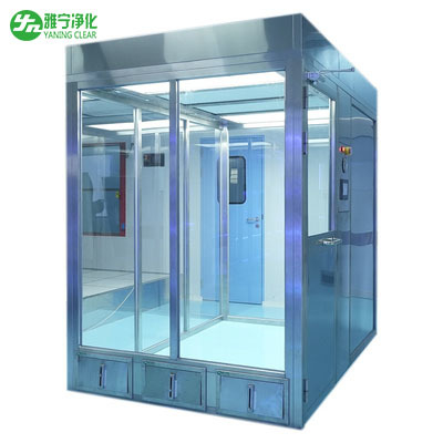 YANING ISO certificado GMP Sala limpia de acero inoxidable flujo de aire laminar Stand limpio equipo de limpieza de aire de nueva condición