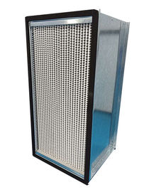 Volumen de aire galvanizado del ³ /h del filtro de aire del capítulo de acero HEPA el 1000m con el papel de aluminio Separater