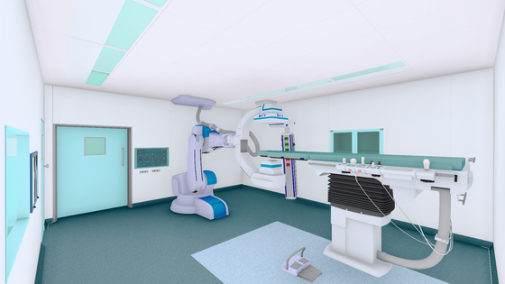 Sala de operaciones modular llave en mano con clase ISO 5-8 limpieza y suite quirúrgica integrada