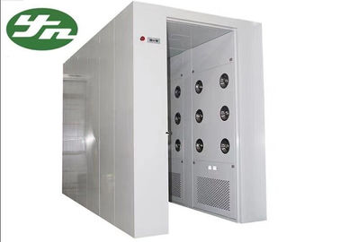 túnel de acero inoxidable 1.1KW de la ducha de aire de la longitud de los 5000m para la planta farmacéutica