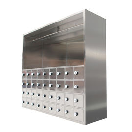 El sitio limpio de acero inoxidable 304 calza la arca 220V/50Hz de los zapatos del cambio del gabinete para el TCL