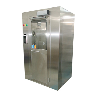 Sitio de ducha hermético automático facial de aire de la puerta doble del sitio limpio del reconocimiento del dispositivo de seguridad electrónico mecánico de YANING