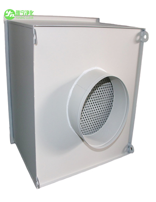 Purificación SUS304 del aire de la caja del filtro de Hepa del sitio limpio de la HVAC H14 con el cuello