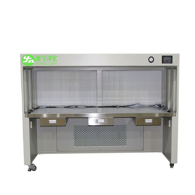 Salón limpio horizontal Bancos de flujo laminar Iluminación LED portátil
