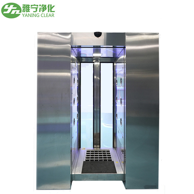La macropartícula de YANING friega la ducha de aire HEPA filtra la puerta deslizante auto para el recinto limpio